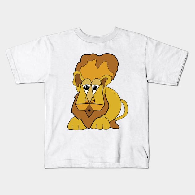 Lion Rar Kids T-Shirt by Sketch_Sesh